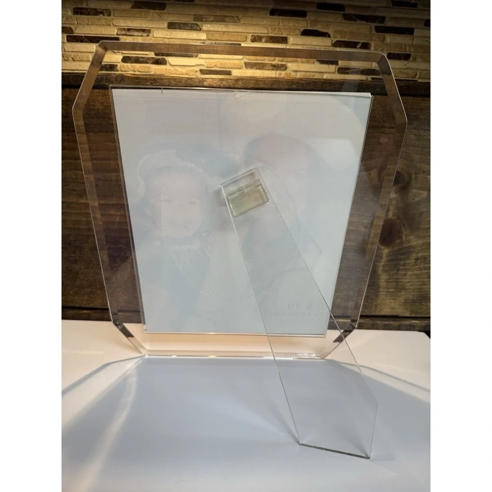 Vintage 8x10 Acrylic Picture Frame Made in USA S&S Acrylic Original Box‎